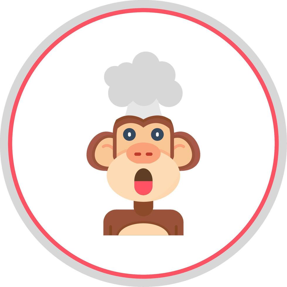 Exploding Flat Circle Uni Icon vector