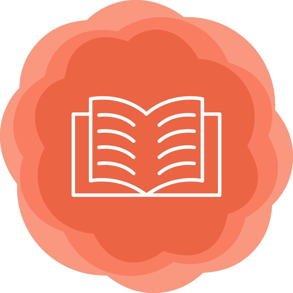 Open Book Vector Icon