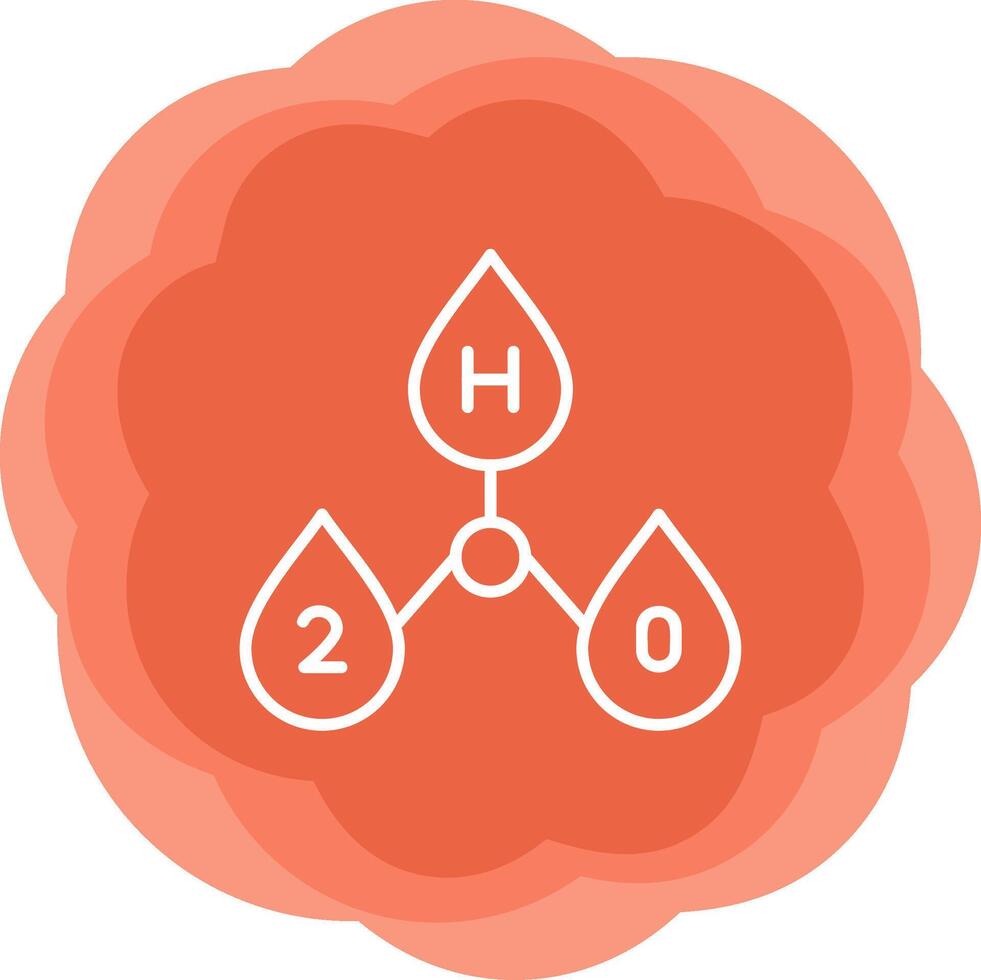 H2o Vector Icon