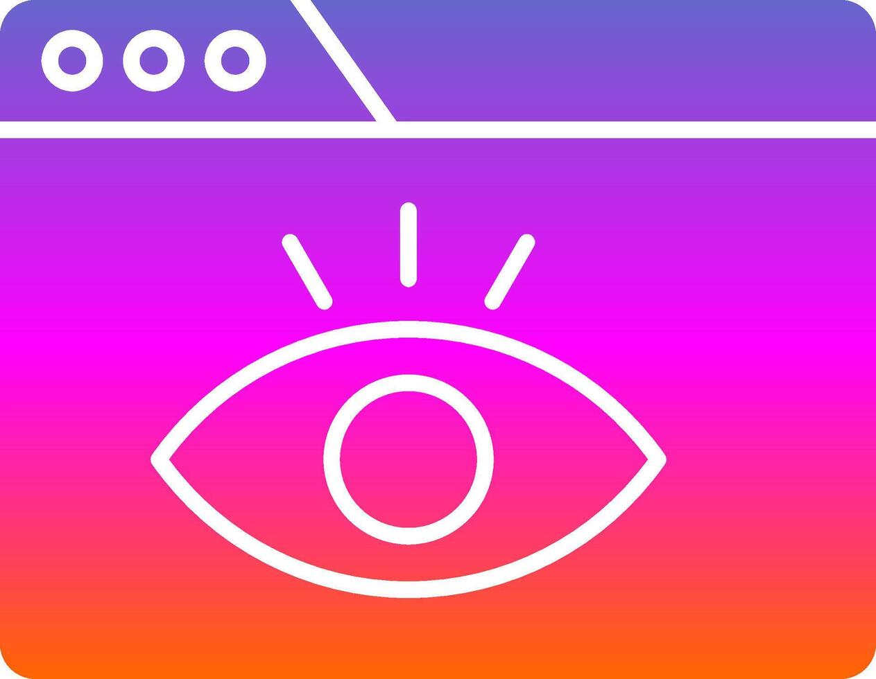 Visualization Glyph Gradient Icon vector