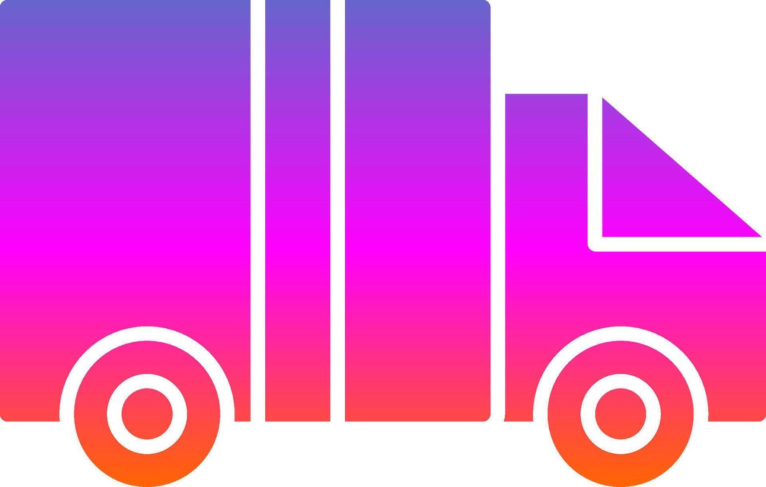 Logistics Glyph Gradient Icon vector