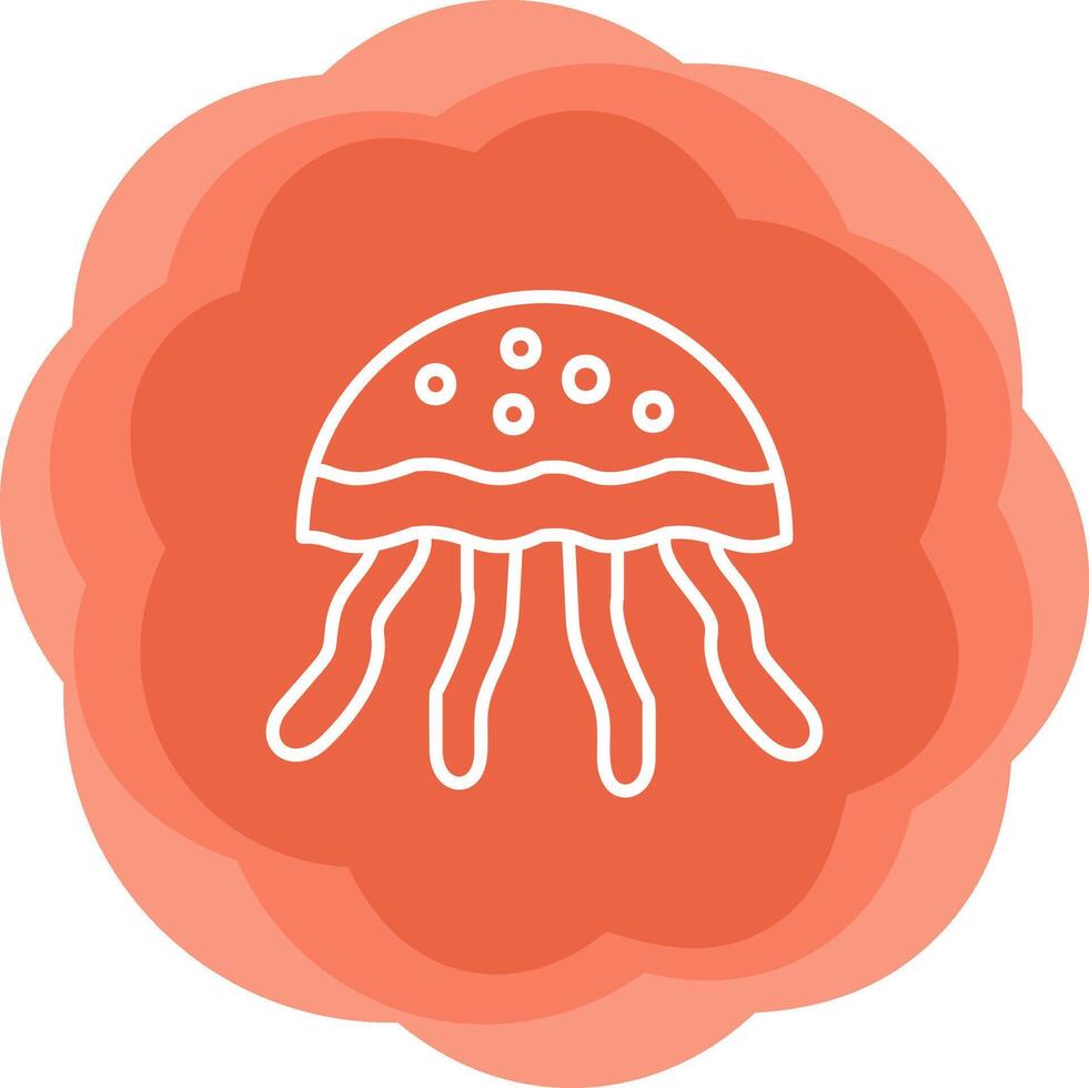 Jellyfish Vector Icon