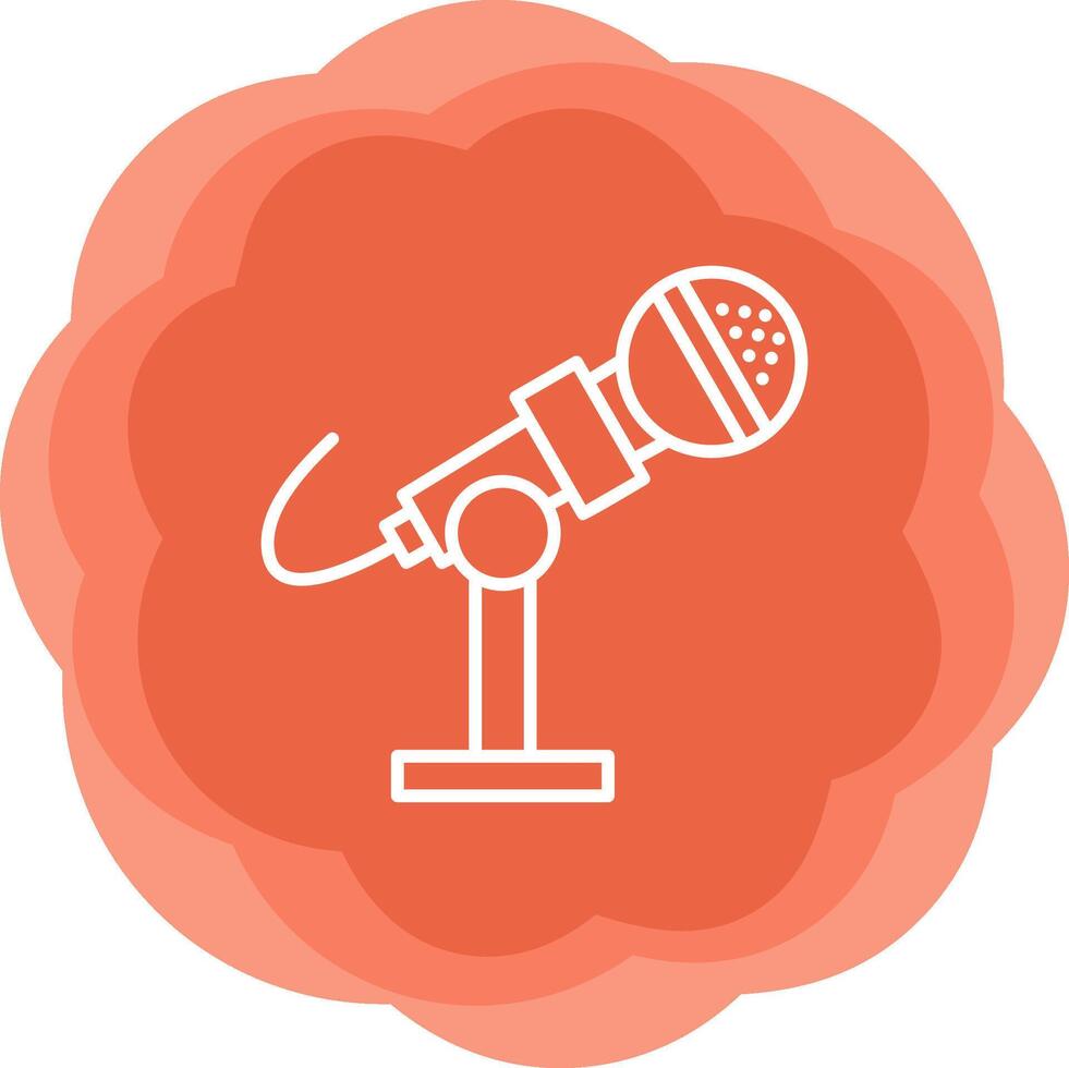 Microphone Stand Vector Icon