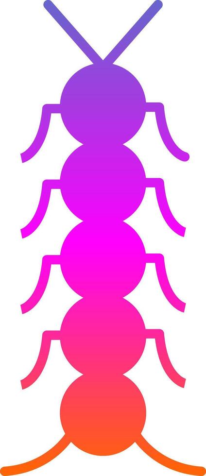 Insect Glyph Gradient Icon vector