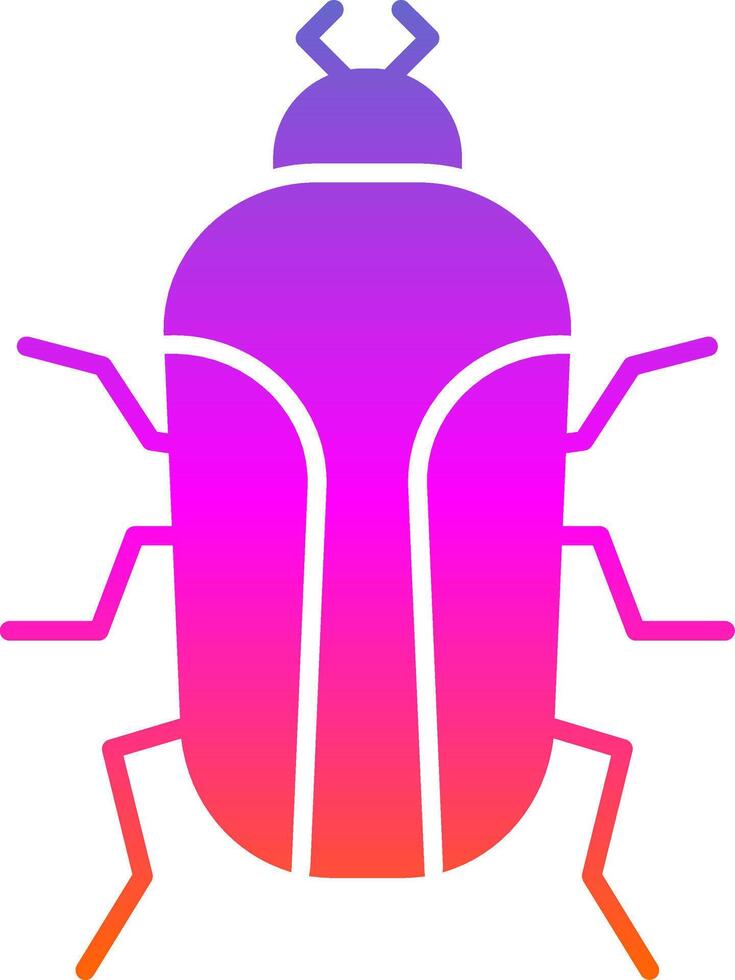 Insect Glyph Gradient Icon vector