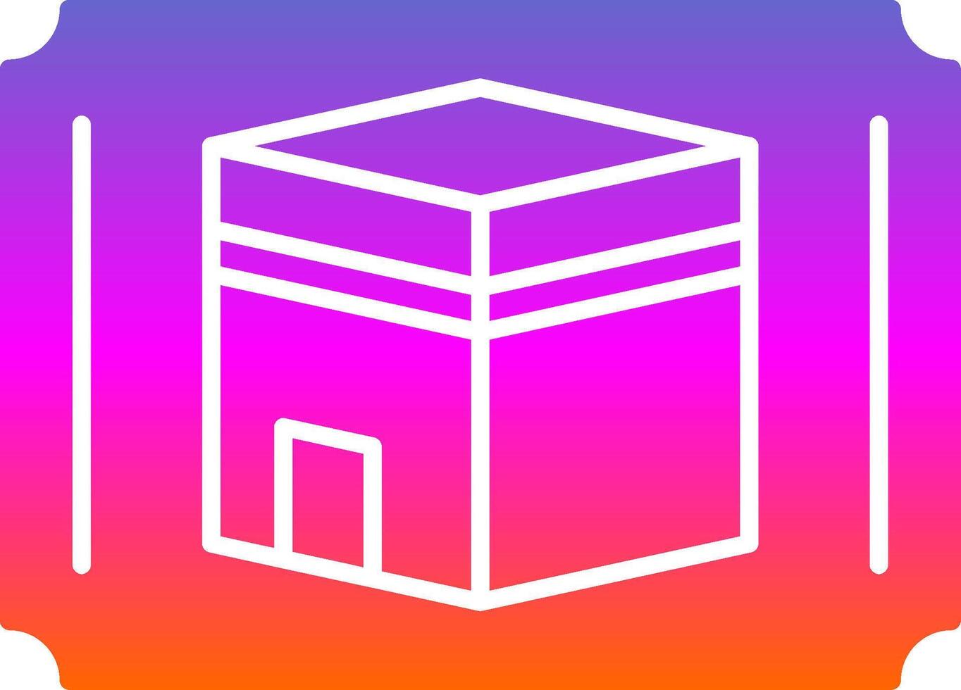 Decoration Glyph Gradient Icon vector