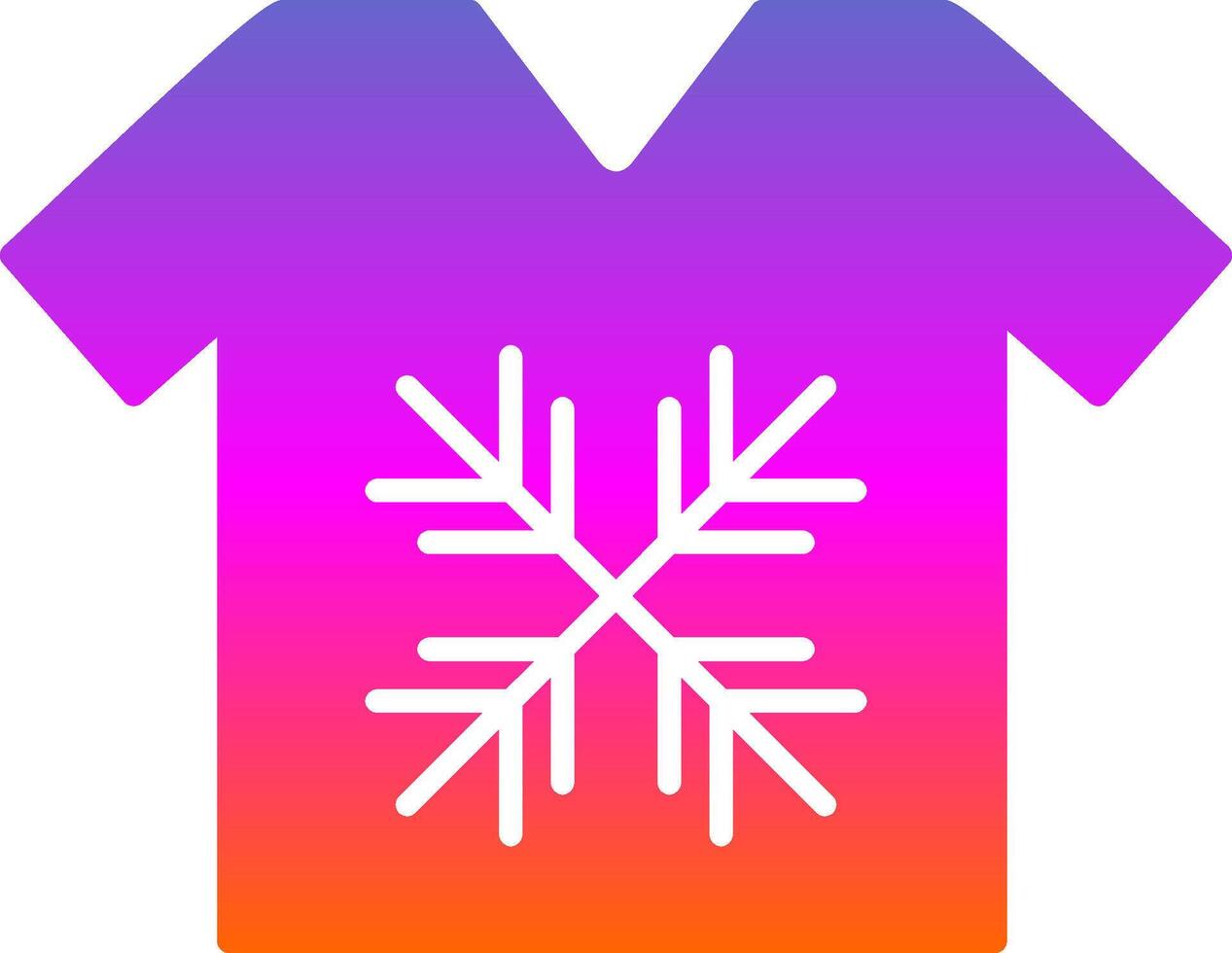 Tshirt Glyph Gradient Icon vector