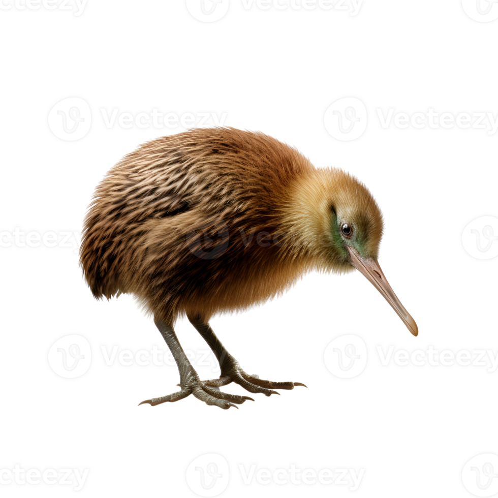 AI generated Kiwi Bird No Background png