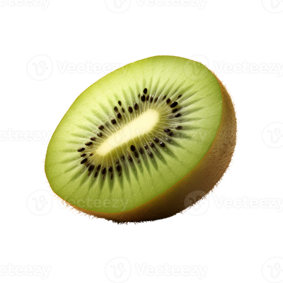 AI generated Cute Kiwi Fruit No Background png