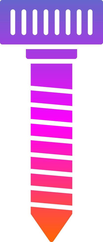 Screw Glyph Gradient Icon vector