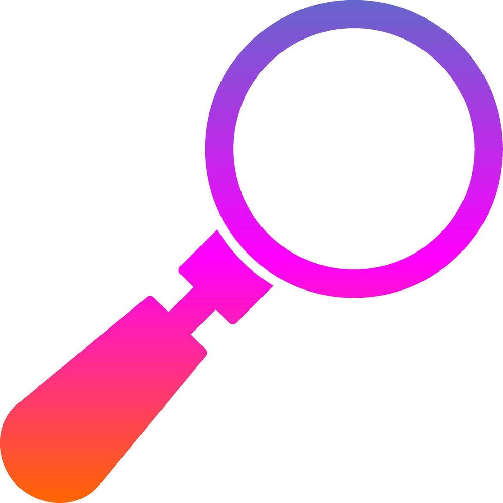 Search Glyph Gradient Icon vector