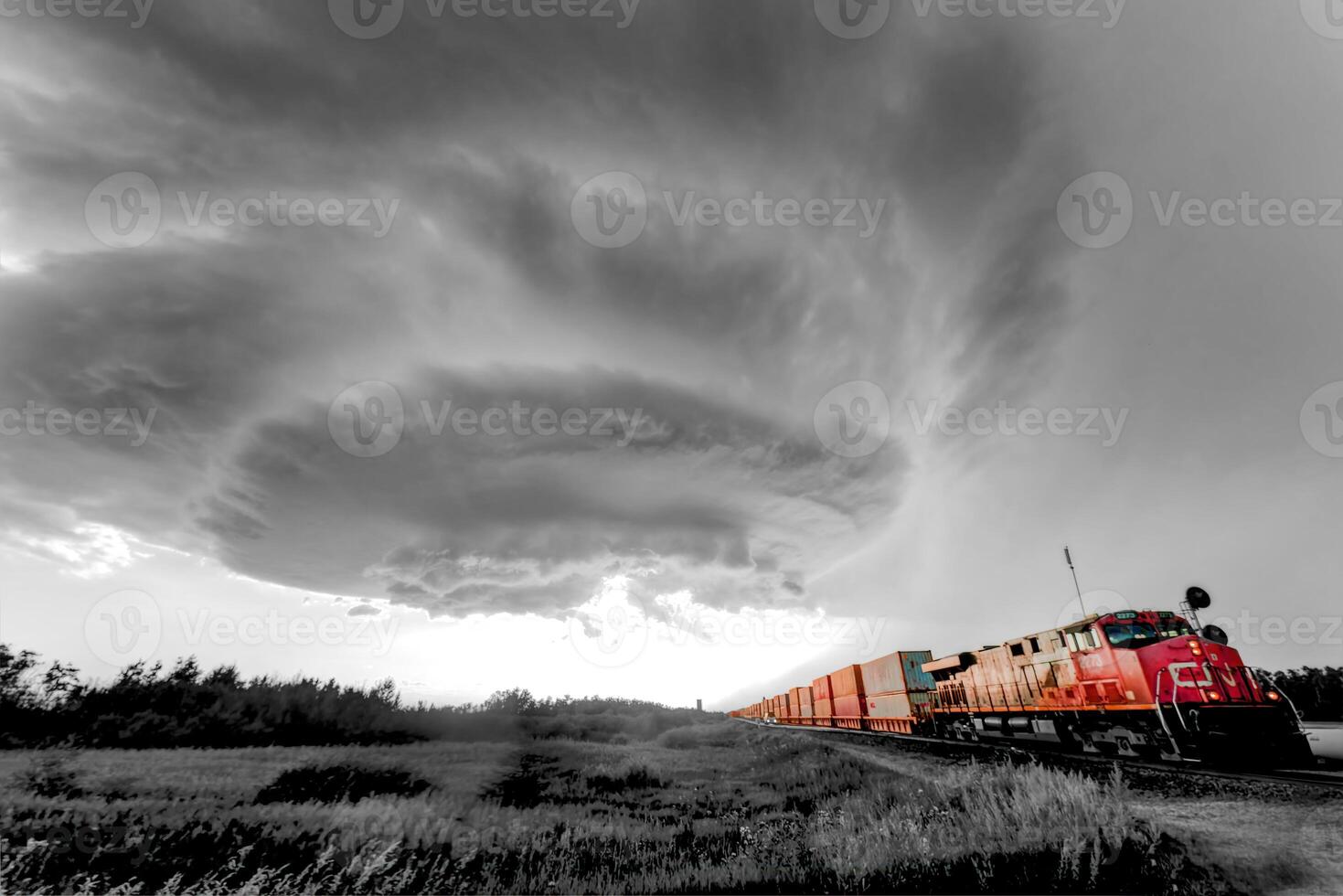 nubes de tormenta canadá foto