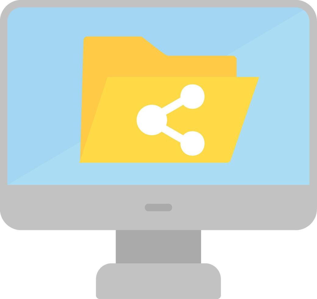 File Sharing Vector Icon