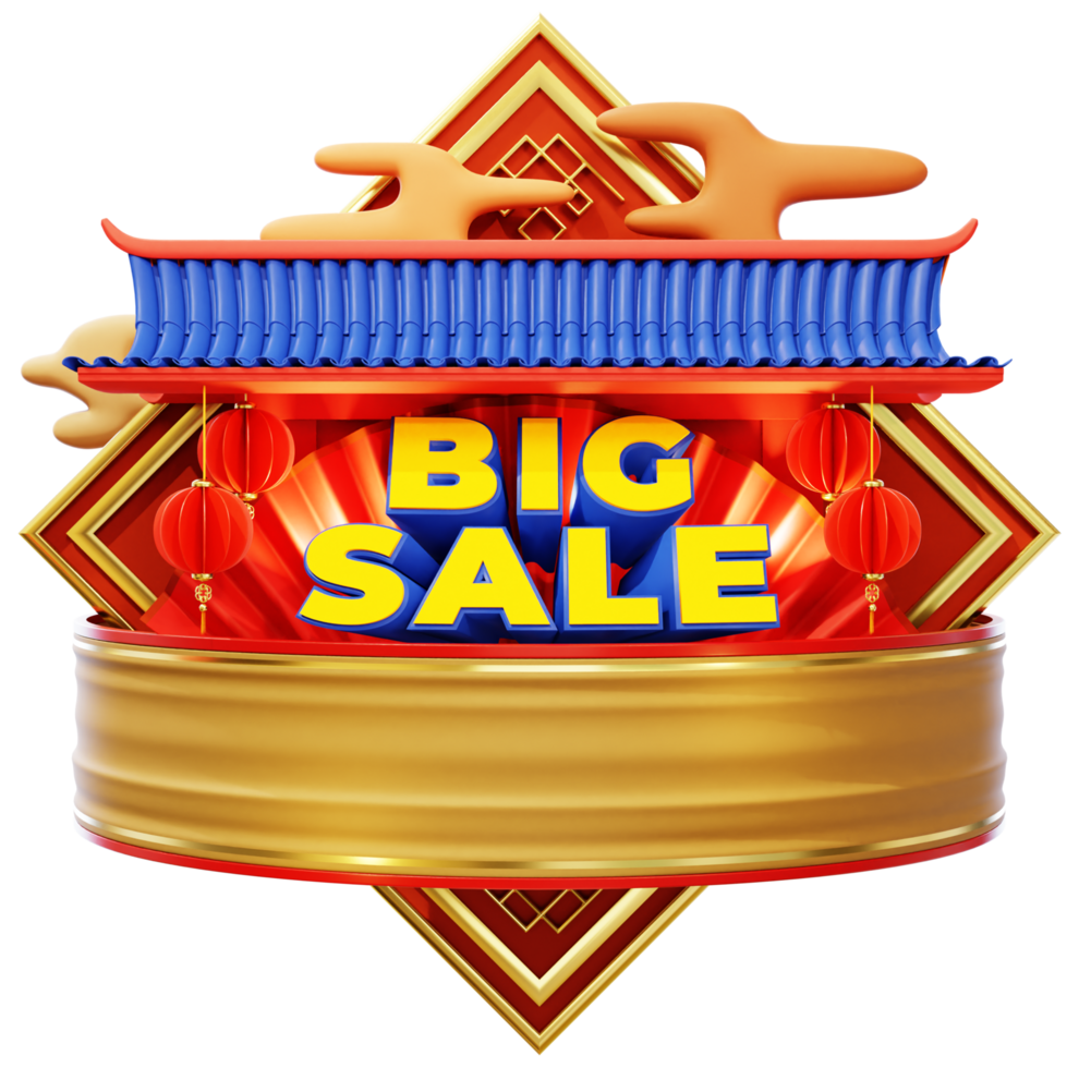Chinese new year decoration png
