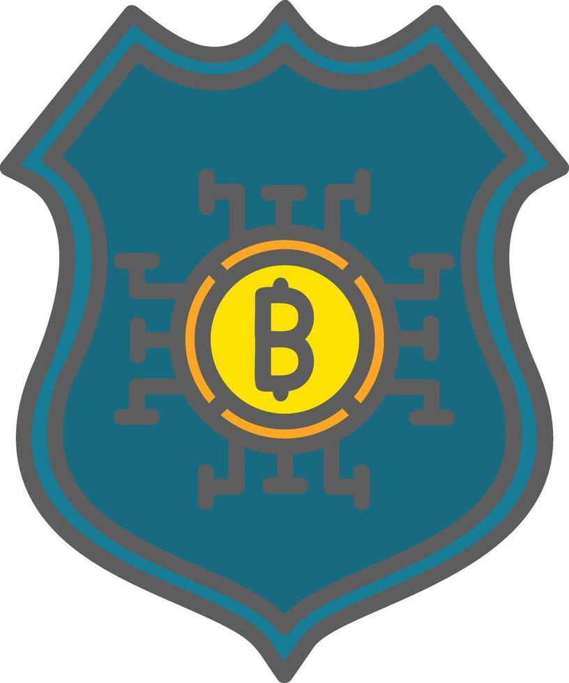 icono de vector de escudo