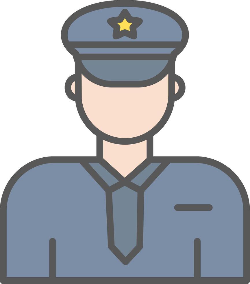 Police Man Vector Icon