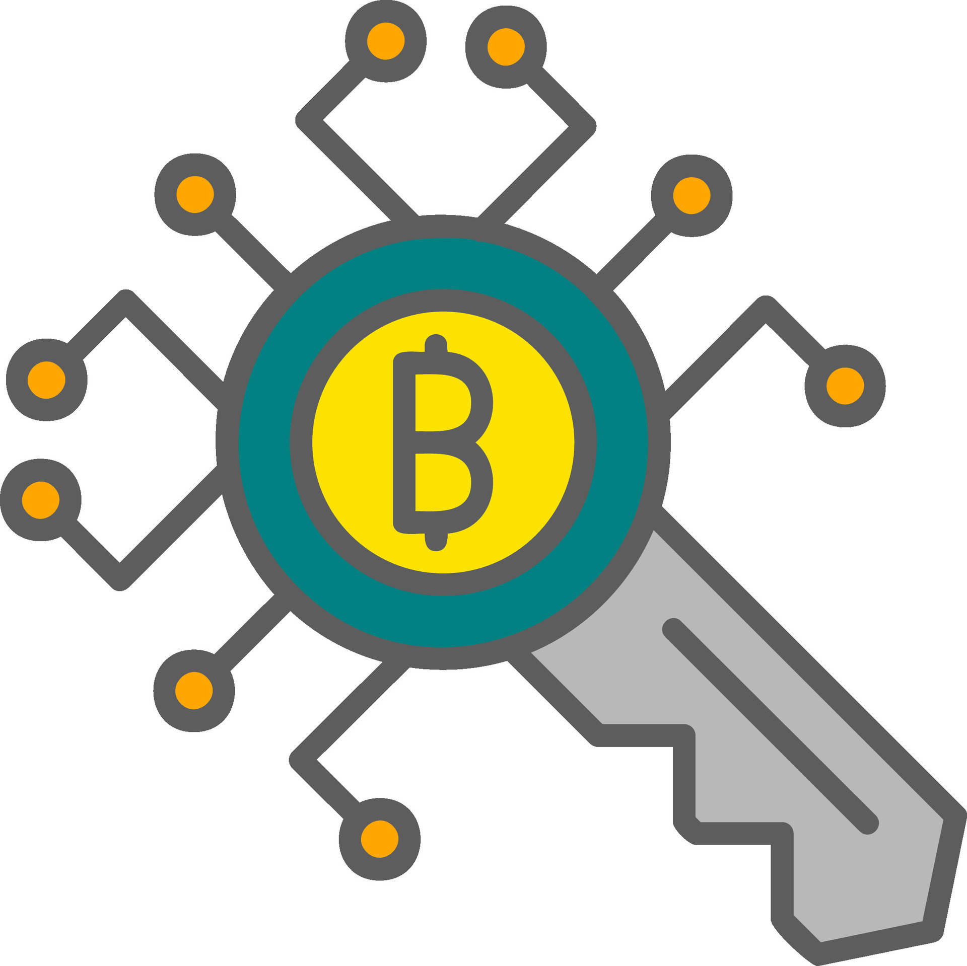 Encryption Key Vector Icon 38889542 Vector Art at Vecteezy