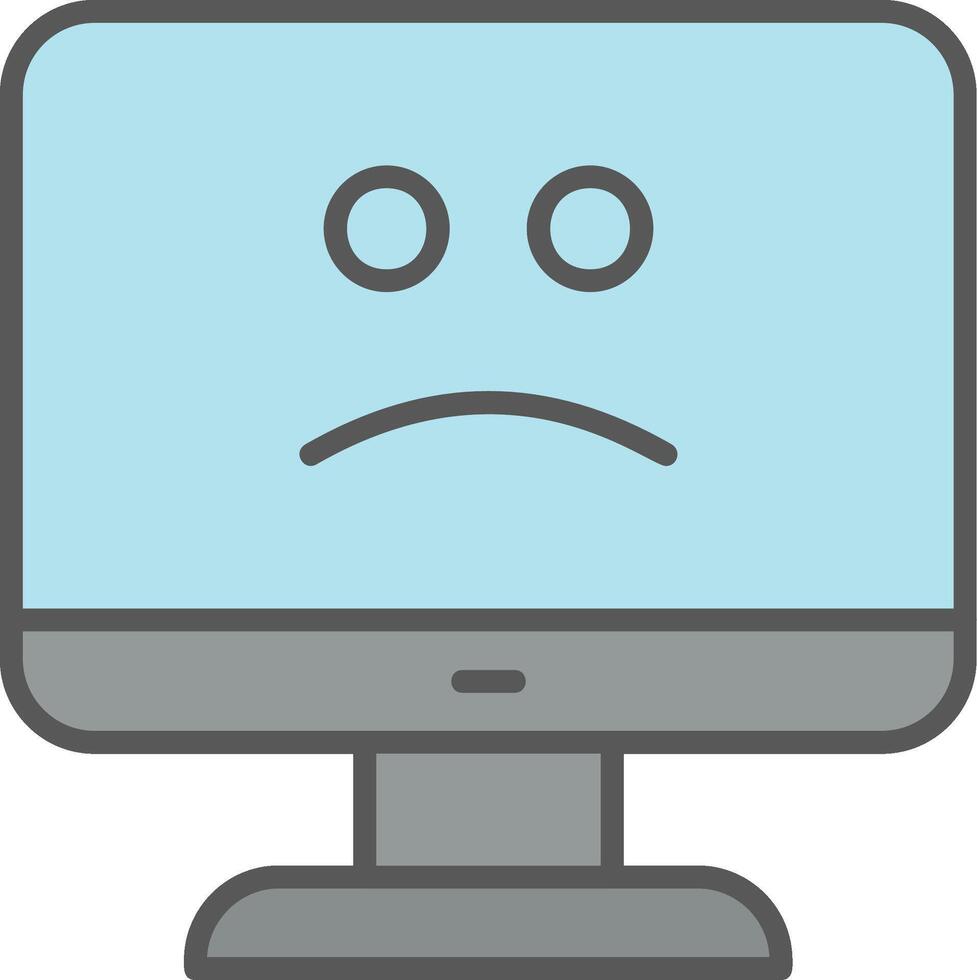 Blue Screen Vector Icon