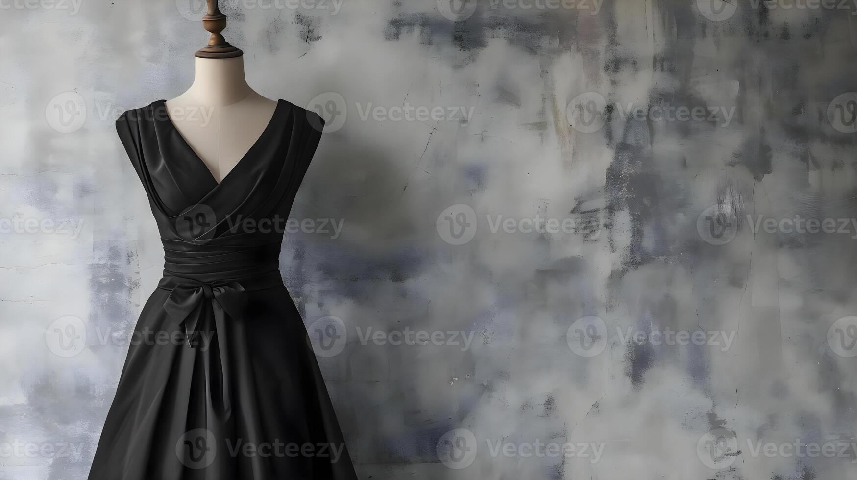 AI generated a dress on a mannequin on a mannequin photo