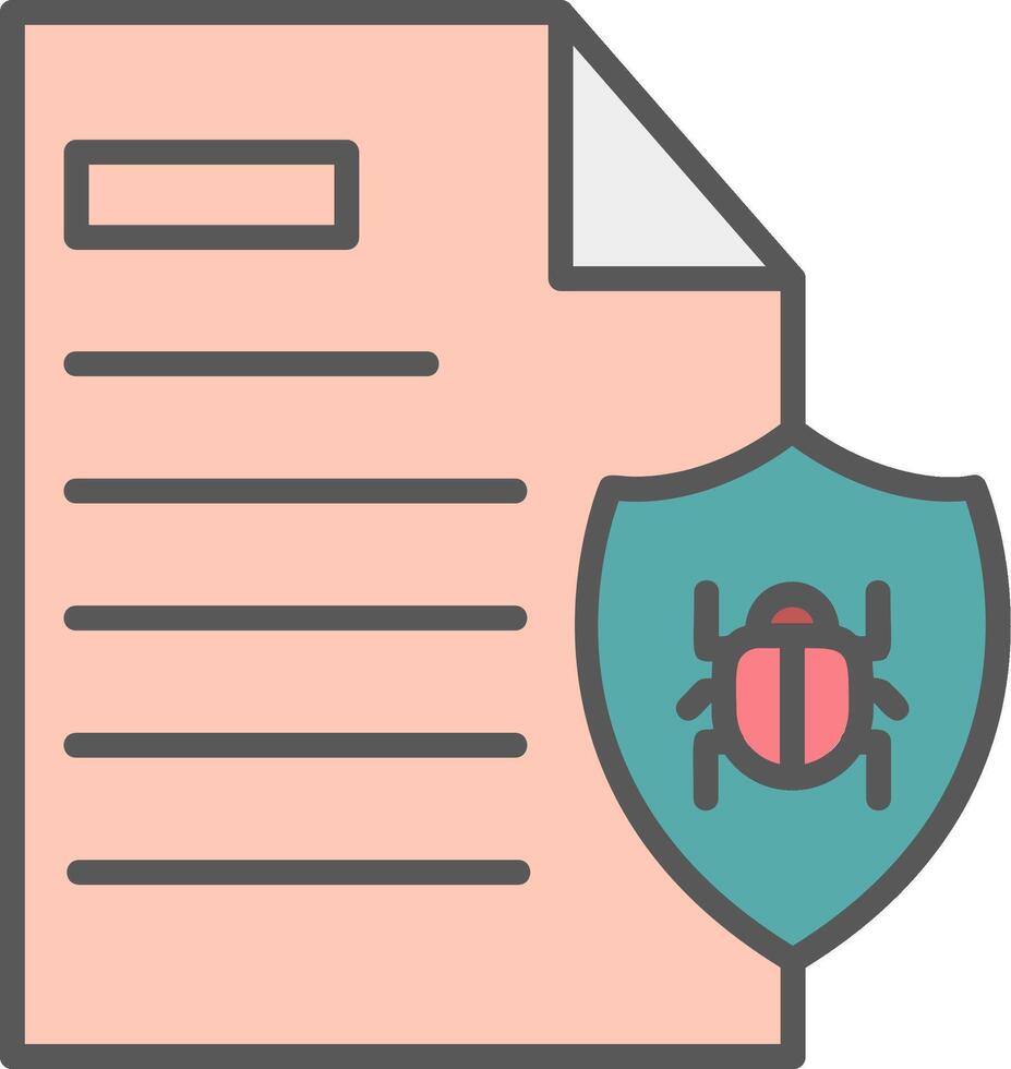 File protect Vector Icon