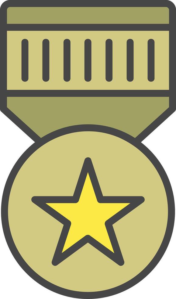 Military Badge Vector Icon