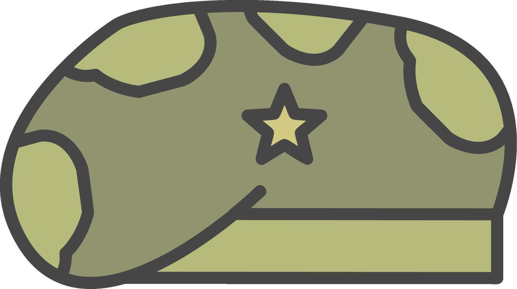 Military Hat Vector Icon
