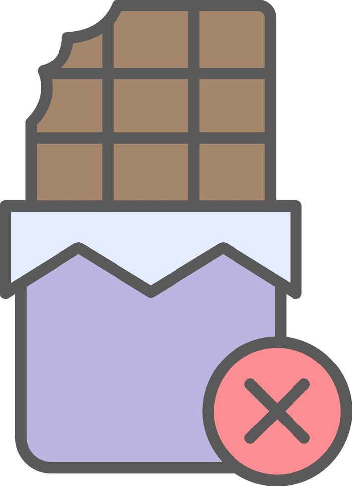 No Chocolate Vector Icon