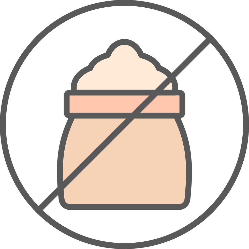 No Sugar Vector Icon