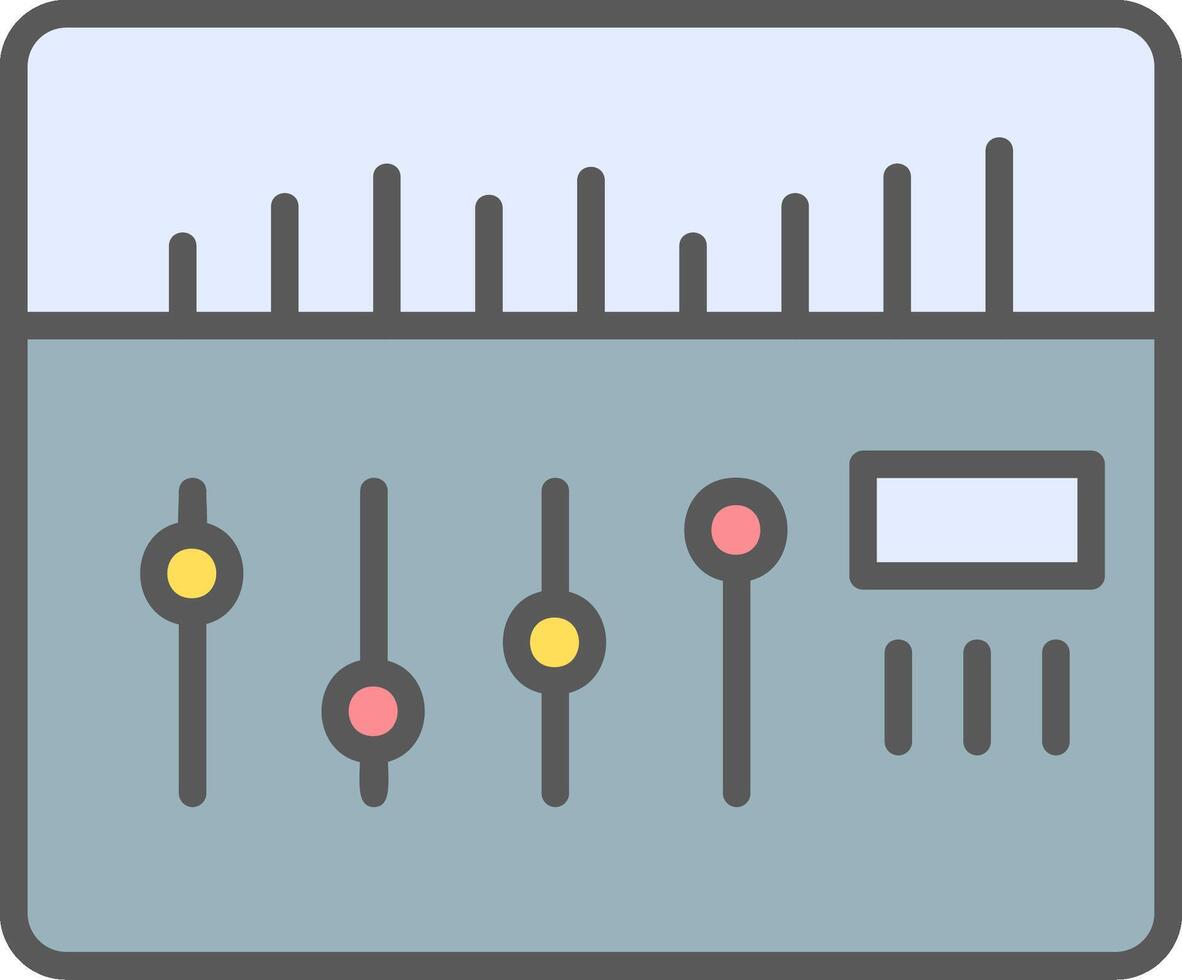 Sound Mixer Vector Icon