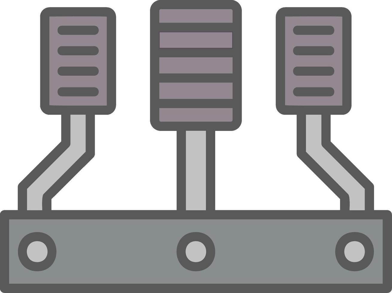 Car Accelerator Vector Icon