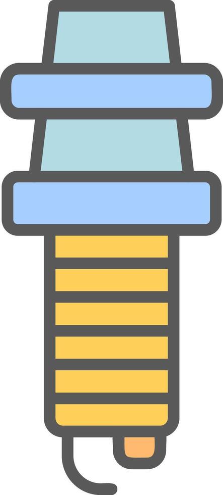 Spark Plug Vector Icon