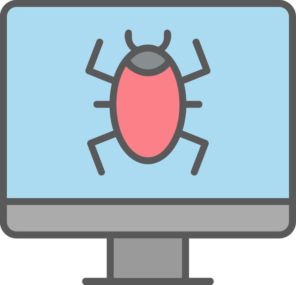Computer Virus Vector Icon
