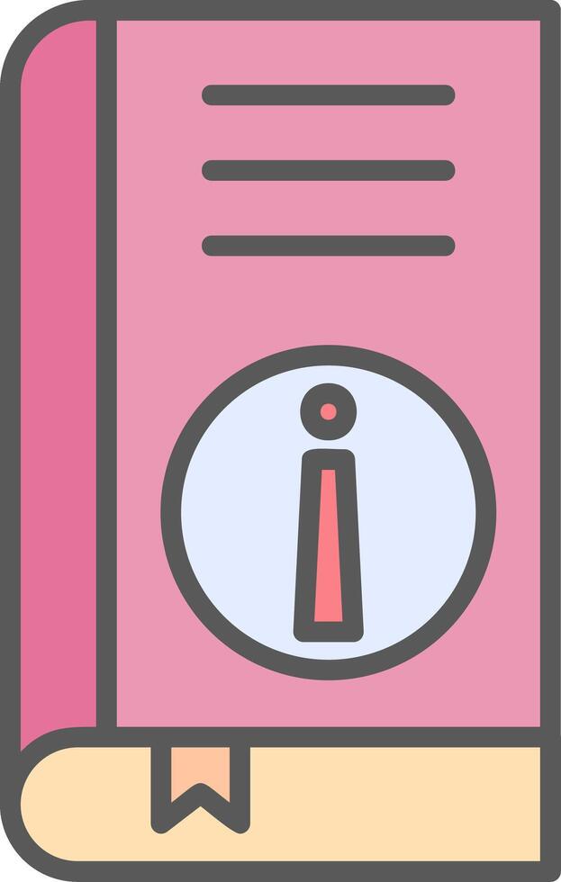 Book Information Vector Icon