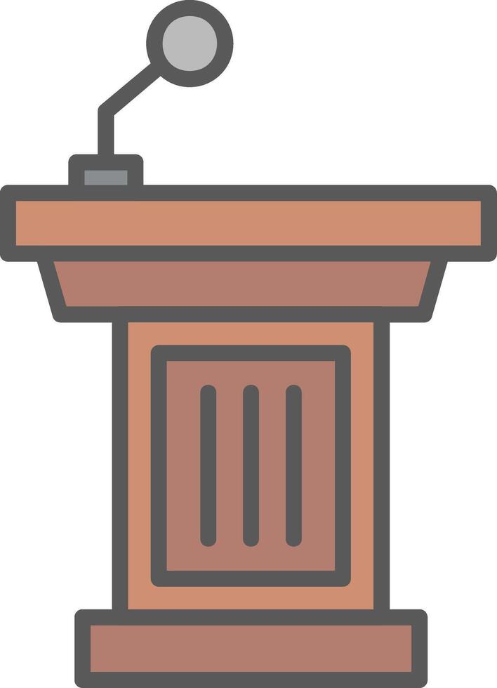 Podium Vector Icon