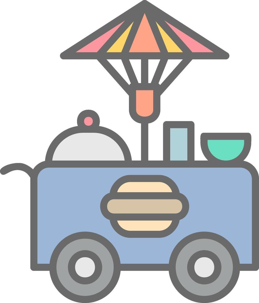 Food Stall Vector Icon