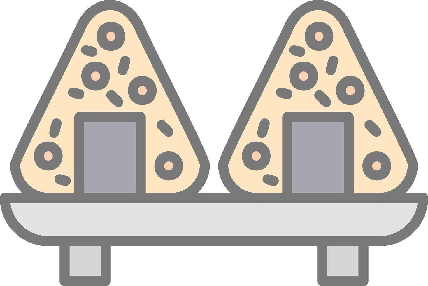 Onigiri Vector Icon