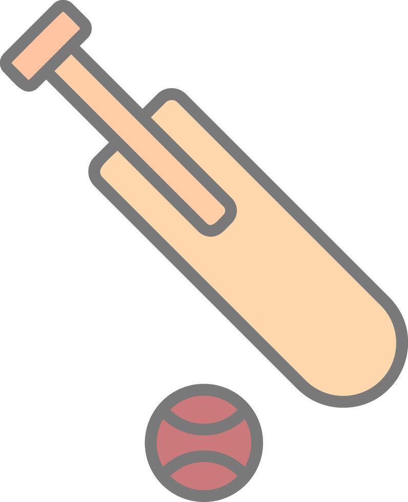 icono de vector de cricket