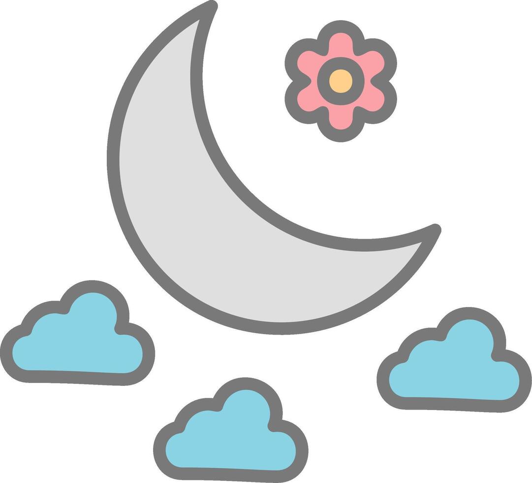 Moon Vector Icon