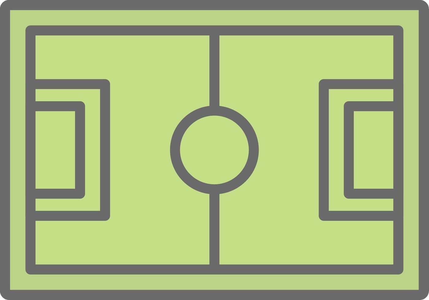 Football Ground Vector Icon