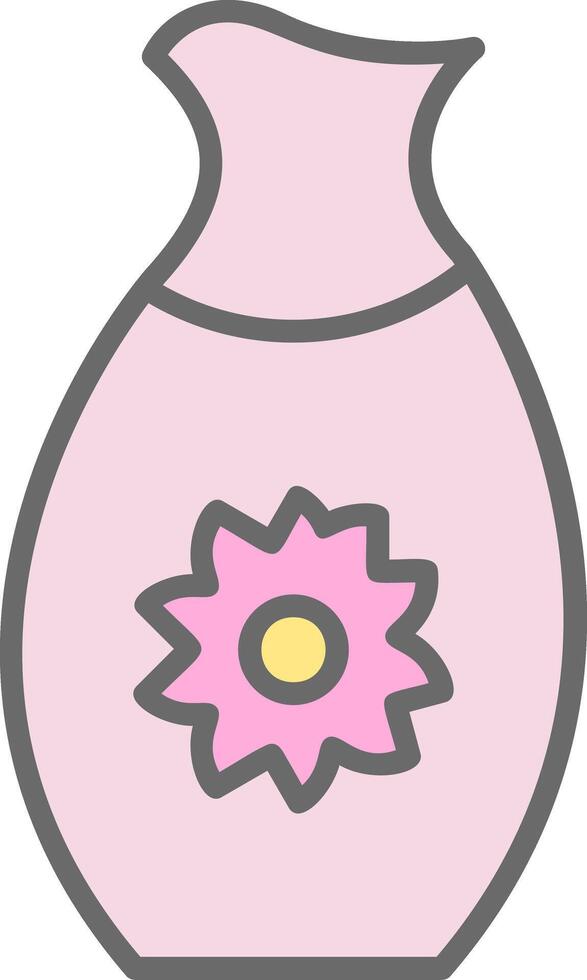 line filled light vector