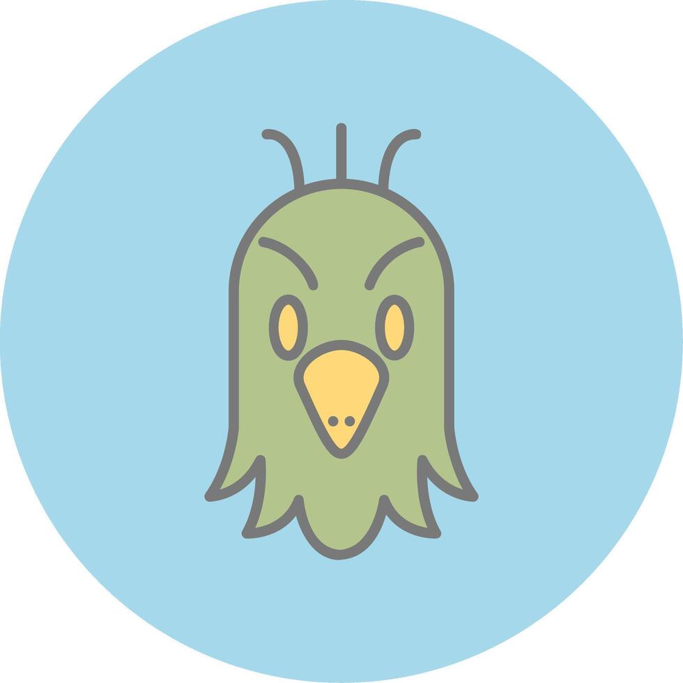 icono de vector de loro