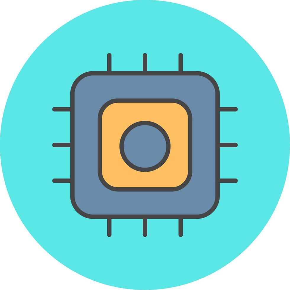 Processor Vector Icon