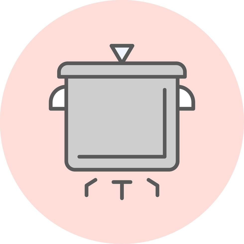 Cooking Pot Vector Icon