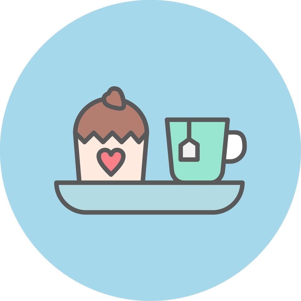 Afternoon Tea Vector Icon