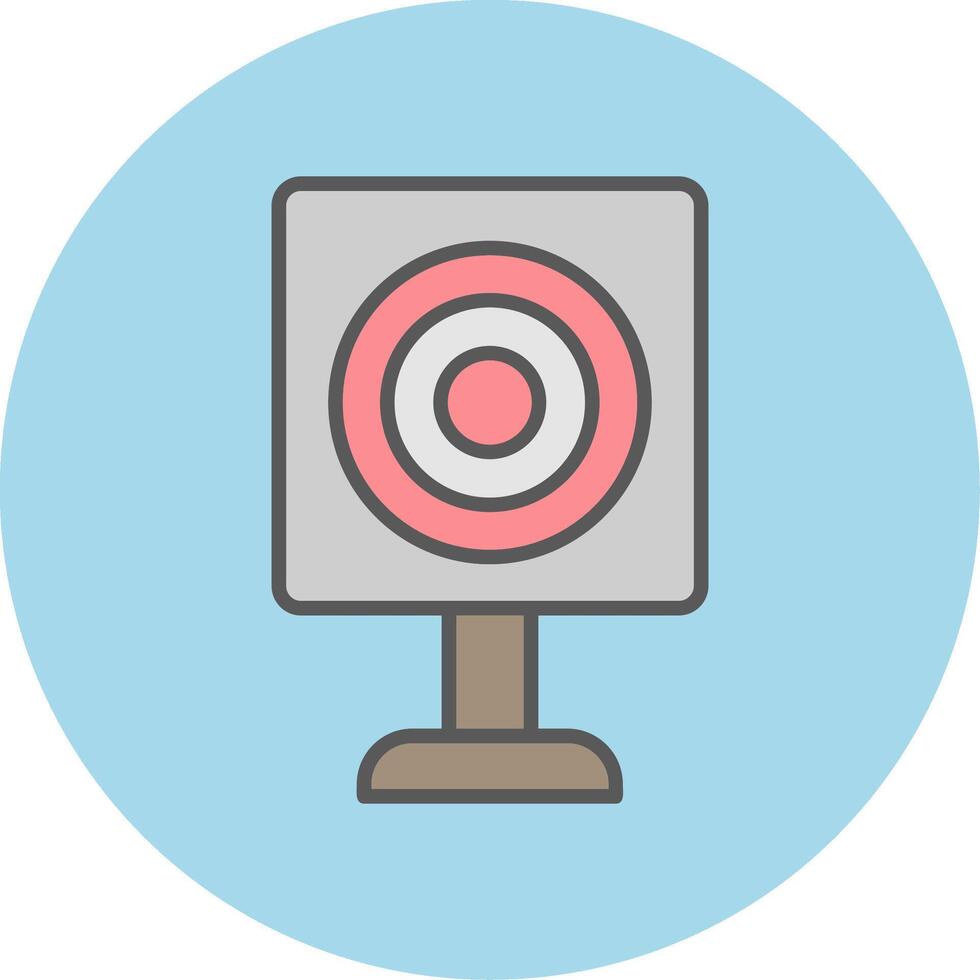 Military Target Vector Icon