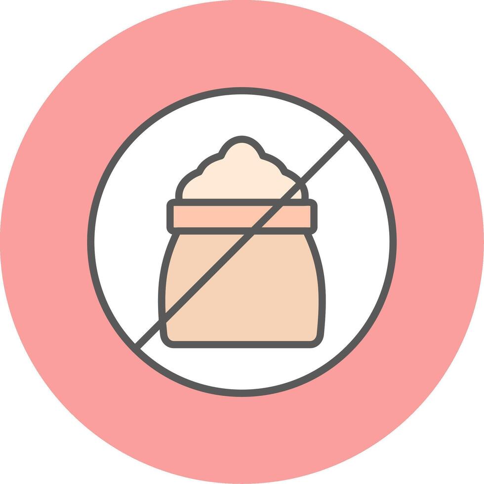 No Sugar Vector Icon