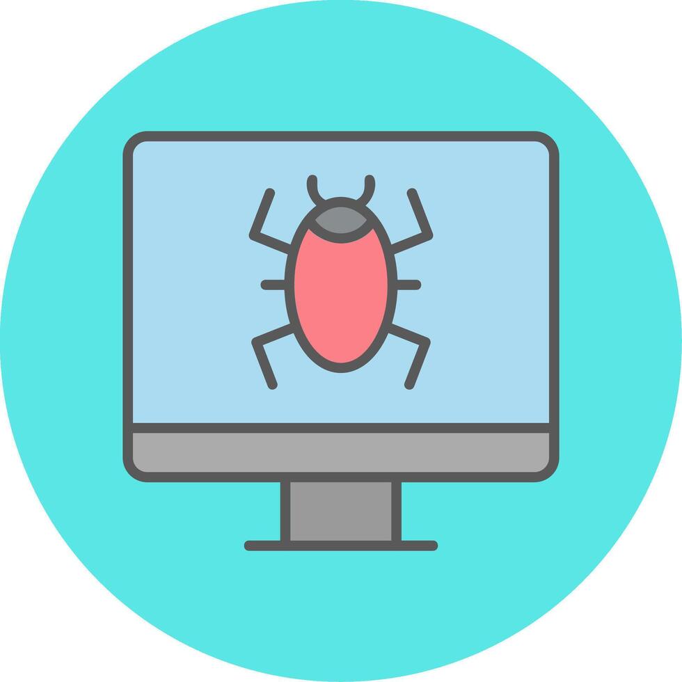 Computer Virus Vector Icon