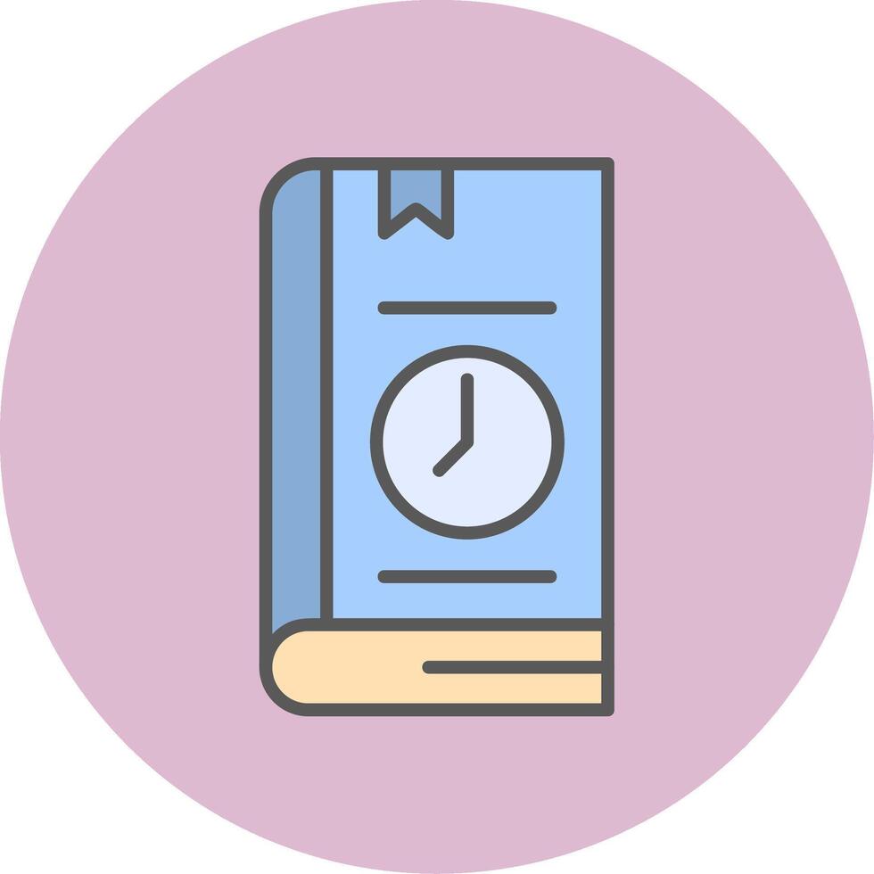 Book Time Limit Vector Icon