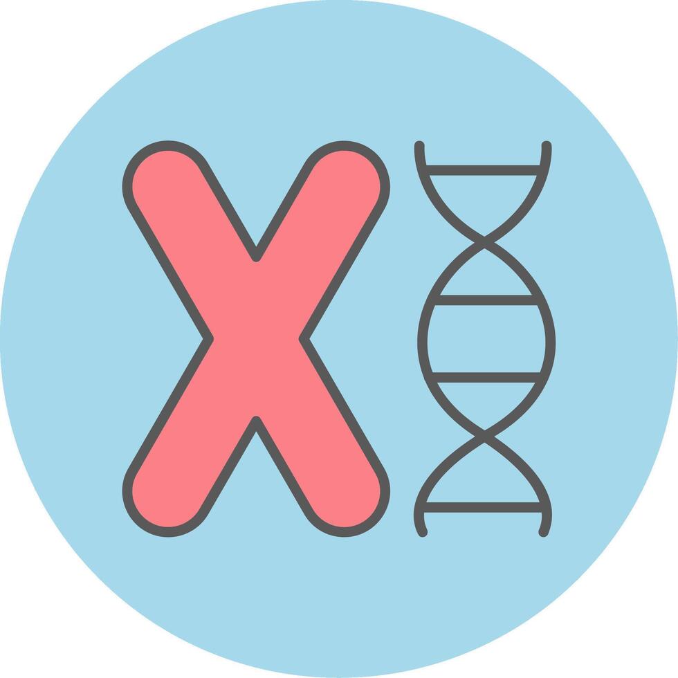 Chromosome Vector Icon