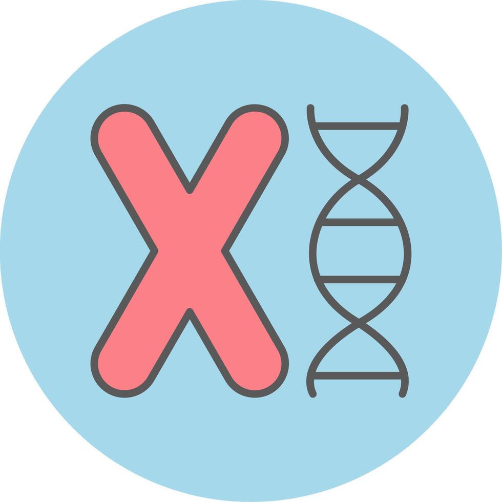 Chromosome Vector Icon